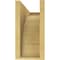 Ekena Millwork 6"W x 18"D x 12"H Classic Olympic Rough Cedar Woodgrain TimberThane Corbel, Primed Tan CORUR06X18X12OLYRCPR - alternate 2